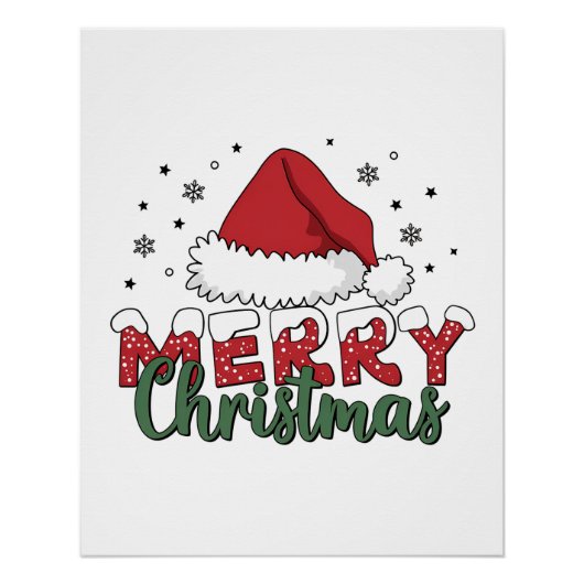 クリスマスギフトメリークリスマス ポスター (正面)