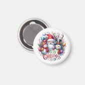 クリスマスギフトメリークリスマス マグネット (正面/裏面)