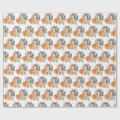 クリスマスギフトラッピング紙30 in x 6足 ラッピングペーパー (フラット)