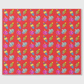 クリスマスギフトラップアート及びデザイン ラッピングペーパー (フラット)