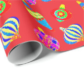 クリスマスギフトラップアート及びデザイン ラッピングペーパー (ロールコーナー)