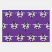 クリスマスギフトラップバレエテーマHAMbyWG ラッピングペーパーシート (正面)