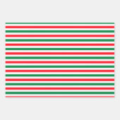クリスマスギフトラップ – フェスティバルクリスマスパターン ラッピングペーパーシート (正面2)