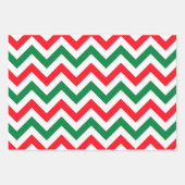 クリスマスギフトラップ – フェスティバルクリスマスパターン ラッピングペーパーシート (正面)