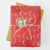 クリスマスギフトラップ ラッピングペーパーシート (インサイチュ)