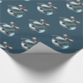 「クリスマスギフトラップ」 ラッピングペーパー (角)