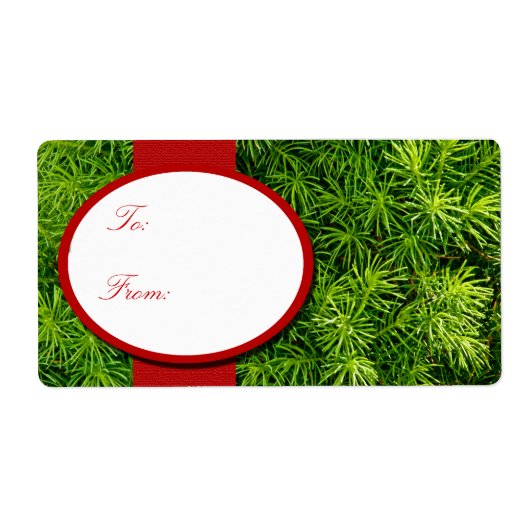 クリスマスギフト与えのラベル ラベル (正面)
