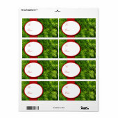 クリスマスギフト与えのラベル ラベル (フルシート)