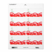 クリスマスギフト与えのラベル ラベル (フルシート)