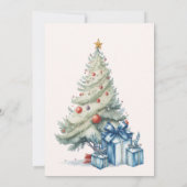 クリスマスギフト交換ホリデーパーティー 招待状 (裏面)