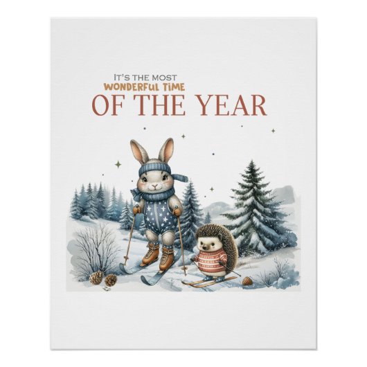 クリスマスギフト今年の素晴らしい時間 ポスター (正面)