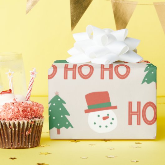 クリスマスギフト包装紙 ラッピングペーパー (誕生日パーティー)