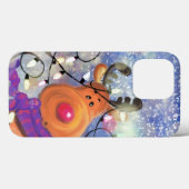 クリスマスギフト幸せなトナカイ Case-Mate iPhoneケース (裏面 (横))
