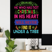 クリスマスギフト彼はクリスマスではない ポスター (ホームオフィス)