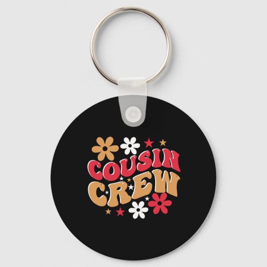 クリスマスギフト従兄弟クルー キーホルダー (正面)