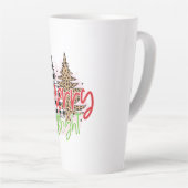 クリスマスギフト明メリーるい カフェラテマグ (右アングル)