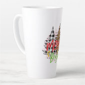 クリスマスギフト明メリーるい カフェラテマグ (左アングル)