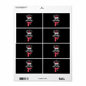 クリスマスギフト最も取る可能性が高い写真 ラベル (フルシート)