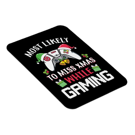 クリスマスギフト最も可能性の高い恋しく思クリスマス マグネット (右側)