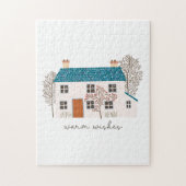 クリスマスギフト温かい願い ジグソーパズル (縦)