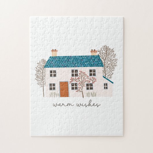 クリスマスギフト温かい願い ジグソーパズル (縦)