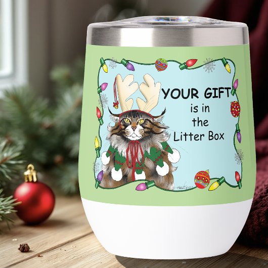 クリスマスギフト猫グリーンおもしろい