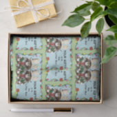 クリスマスギフト猫グリーンおもしろい 薄葉紙 (ギフト)