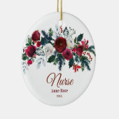 クリスマスギフト用のナース装飾品 セラミックオーナメント (右)