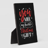 クリスマスギフト私のクリスマスお気に入りのギフト フォトプラーク (側面)