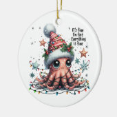 クリスマスギフト素晴らし私だ素晴らし セラミックオーナメント (左)