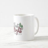 クリスマスギフト静かナイトうん コーヒーマグカップ (正面右)