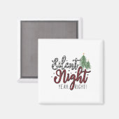 クリスマスギフト静かナイトうん マグネット (正面/裏面)