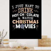 クリスマスギフト飲みたい ポスター (キッチン)