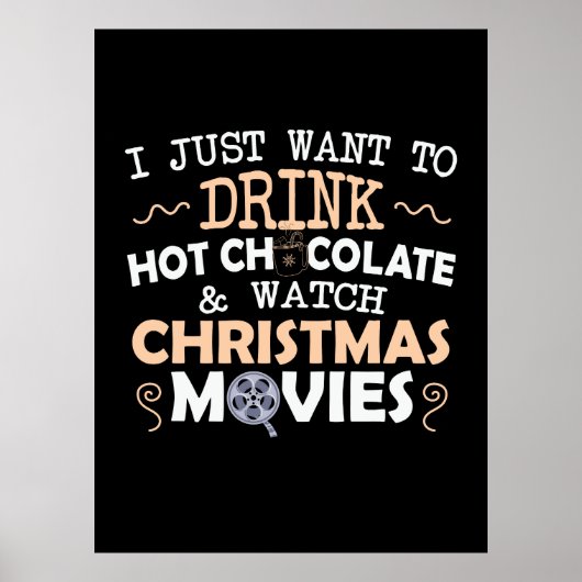 クリスマスギフト飲みたい ポスター (正面)