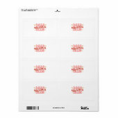 クリスマスギフト2022クリスマスクルー ラベル (フルシート)