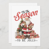 クリスマスギフト この季節が来た シーズンカード (正面/裏面)