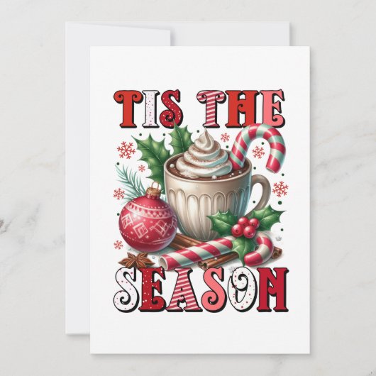クリスマスギフト この季節のホットココア シーズンカード (正面)