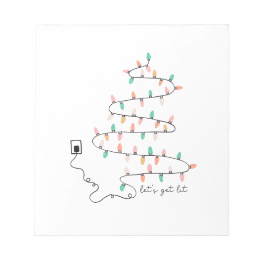 クリスマスギフト ノートパッド (正面)