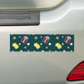 クリスマスギフト バンパーステッカー (車上)