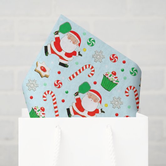 クリスマスギフト ピックルボール 薄葉紙 (ギフトバッグ)