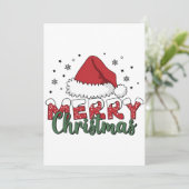 クリスマスギフト メリークリスマス 招待状 (スタンド正面)