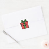 クリスマスギフト ラウンドシール (封筒)