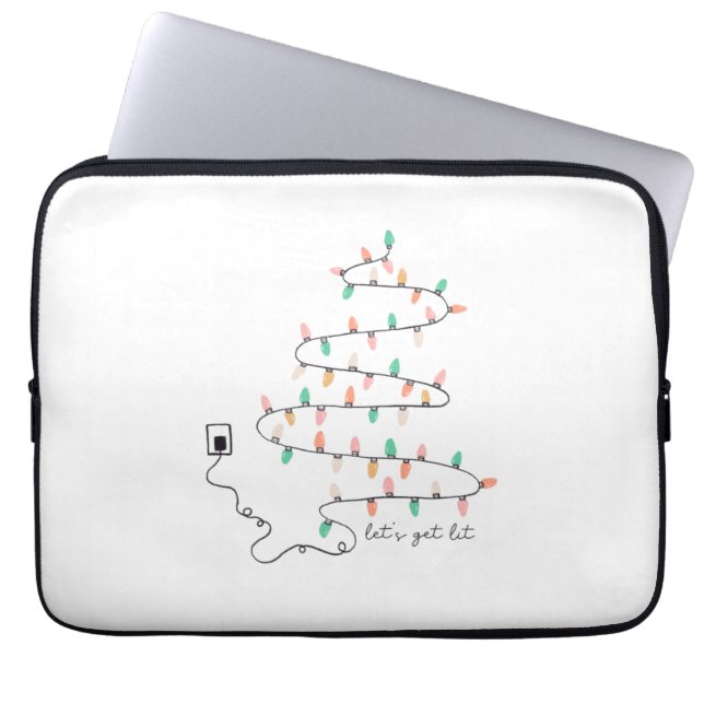 クリスマスギフト ラップトップスリーブ (正面)