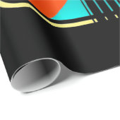 クリスマスギフト |レトロヴィンテージギタープレーヤー ラッピングペーパー (ロールコーナー)