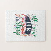 クリスマスギフト 私がクリスマスに欲しいのは眠りだけだ ジグソーパズル (横)