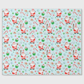 クリスマスギフト 野球 ラッピングペーパー (フラット)