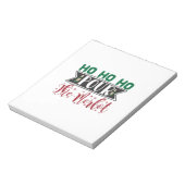 クリスマスギフト | Ho Hoメルロを注ぐ ノートパッド (回転)