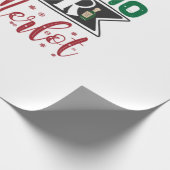 クリスマスギフト | Ho Hoメルロを注ぐ ラッピングペーパー (角)