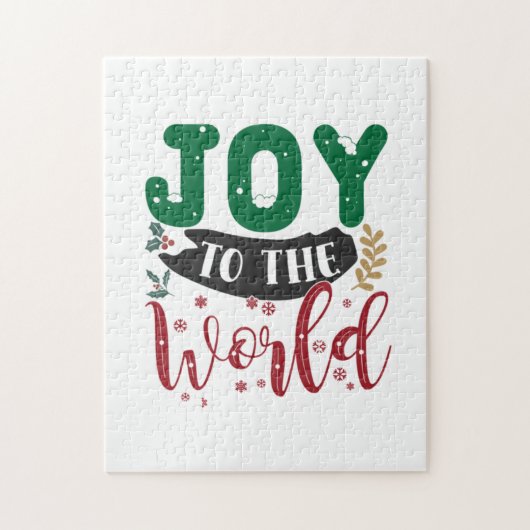 クリスマスギフト | Joy To The World ジグソーパズル (縦)