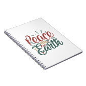 クリスマスギフト | Peace On Earth ノートブック (右側)